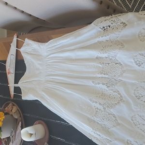 White Vintage Summer Dress